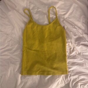 Rollas Yellow Tank Top